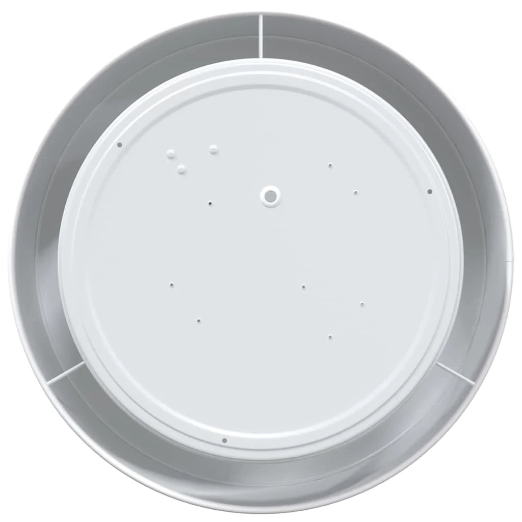 Lampada da soffitto orientabile in stile moderno e minimalista 30 x 30 x 13 cm in tessuto bianco 02_0058420