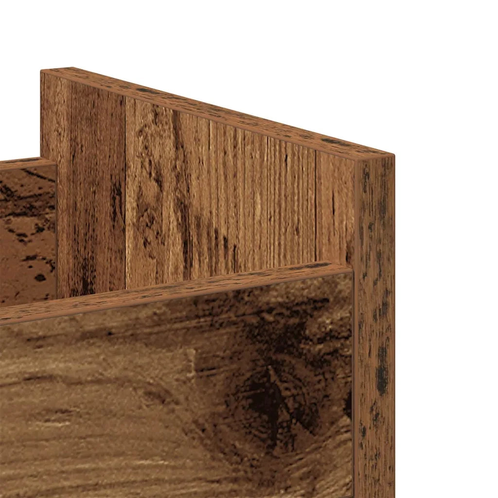 Armadietto con ruota Legno vecchio 60 x 22 x 79 cm 869138