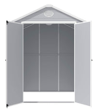 Casetta Box da Giardino in Plastica 190x192x226 cm Grigio