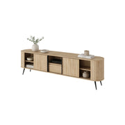 Madia Hanotofa, Credenza un Cassetto, 196x40x51h cm Marrone Rovere