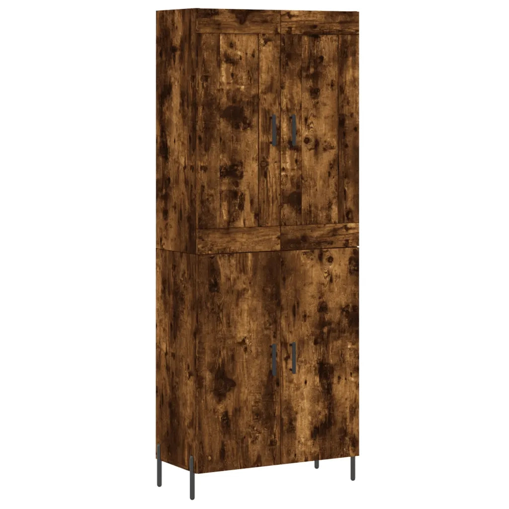 Credenza Rovere Fumo  69,5x34x180 cm in Legno Multistrato 3199566