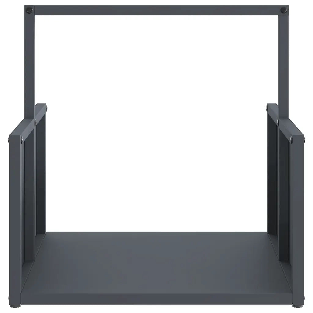 Rastrelliera per Legna da Ardere Antracite 40x40x40 cm CFW8760227