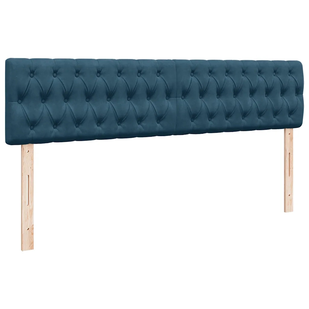 Struttura Letto Pouf con Materassi 200x200 cm Velluto 3312102