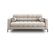 Cosmopolitan Design - Divano "Bali" 2 posti in tessuto strutturato beige 