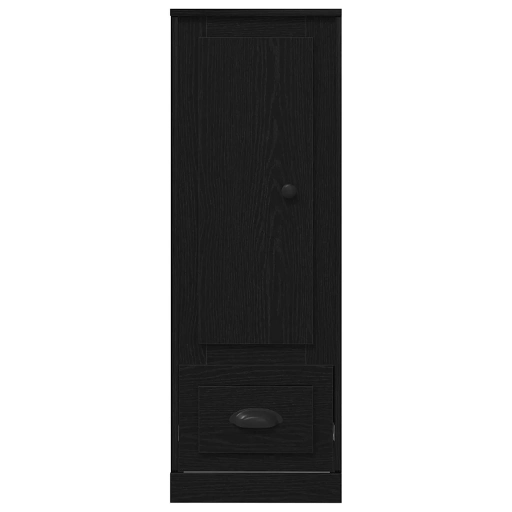 Credenza-Buffet-Armadio da cucina Rovere Nero 36 x 35.5 x 103.5 cm Legno multistrato