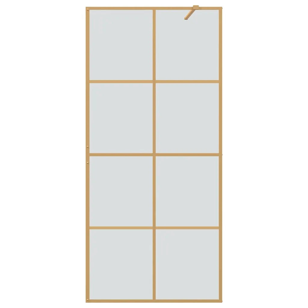 Parete Doccia Walk-in Oro 90 x 195 cm vetro temperato