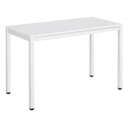 Tavolo rettangolare Tessa 120x60 cm in bianco minimal