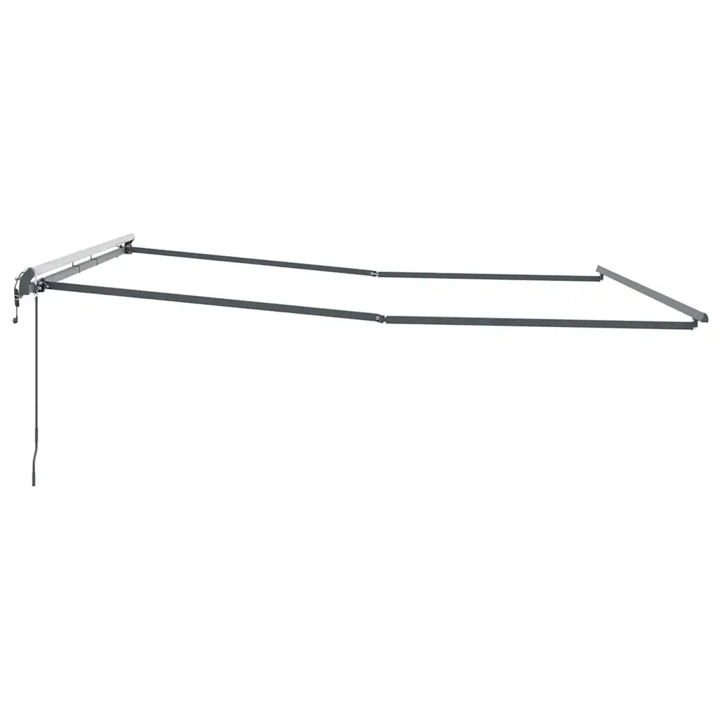 Tenda da Sole Antracite 5 × 3,5 m Metallo 313257