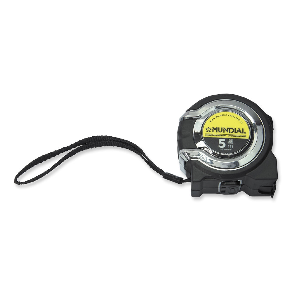 FLESSOMETRO METRO 5mtX25mm ESTENSIBILE PROFESSIONALE MUNDIAL 1821.050