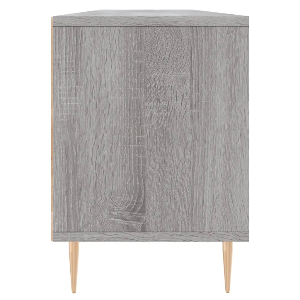Mobile Porta TV Grigio Sonoma 150x30x44,5 cm Legno Multistrato 831274
