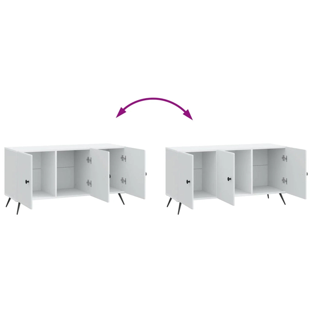 Mobile TV-Credenza per TV Bianco 99 x 34,5 x 50 cm Legno ingegnerizzato 248946
