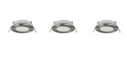 Faretto da incasso LED HIMAL Trio 3x IP65 argento