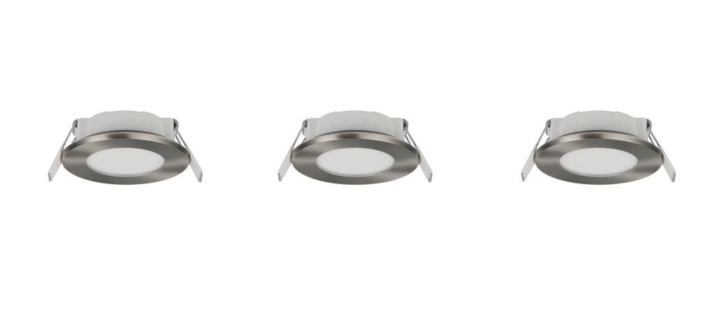 Faretto da incasso LED HIMAL Trio 3x IP65 argento