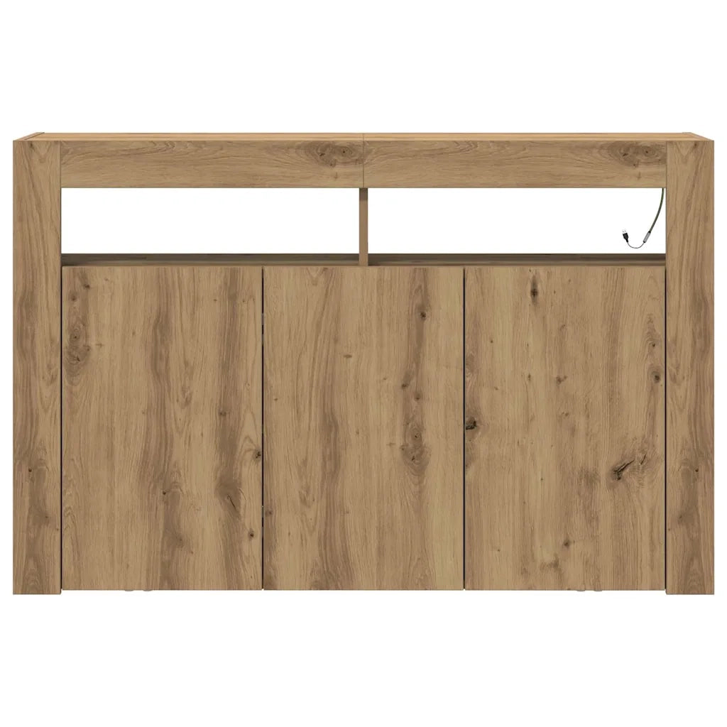 Credenza-Buffet-Armadio da cucina Rovere artigianale 116 x 30 x 75 cm Legno multistrato