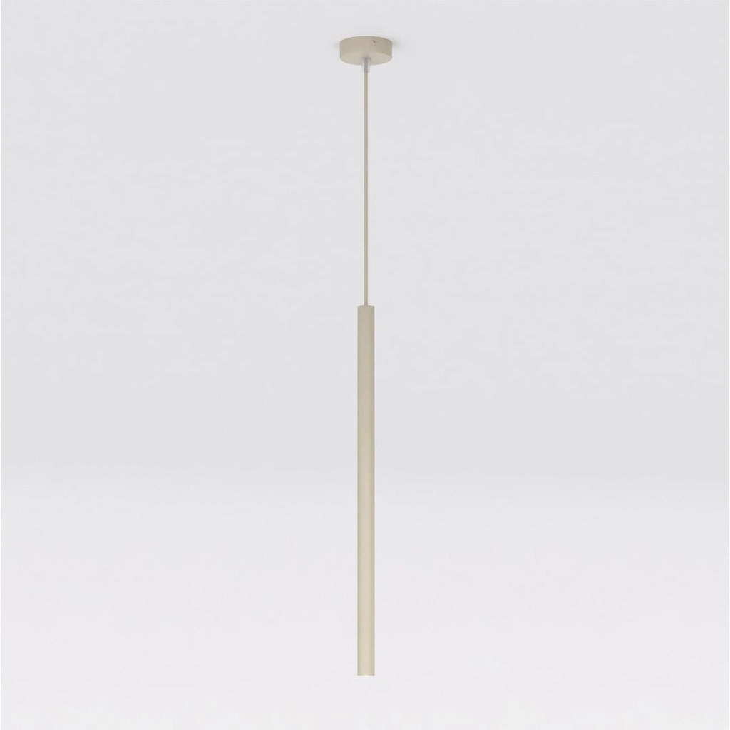 Lampada a sospensione SELTER in acciaio color mokka