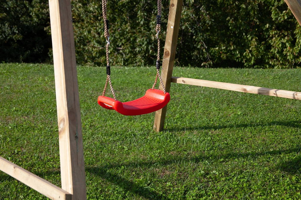 Altalena in legno impegnato Babby 230x160xh195 cm