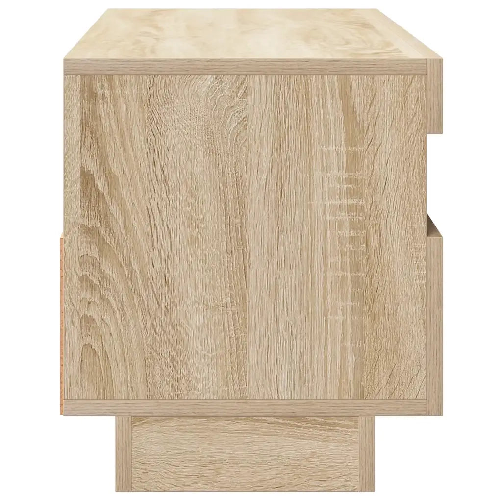 Mobile Porta TV con Luci LED Rovere Sonoma 100x35x40 cm 804457