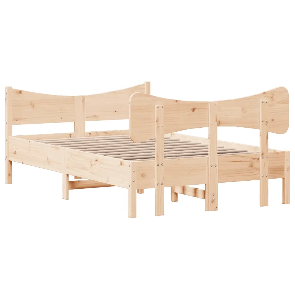 Giroletto senza Materasso 120x200 cm in Legno Massello di Pino 3216384