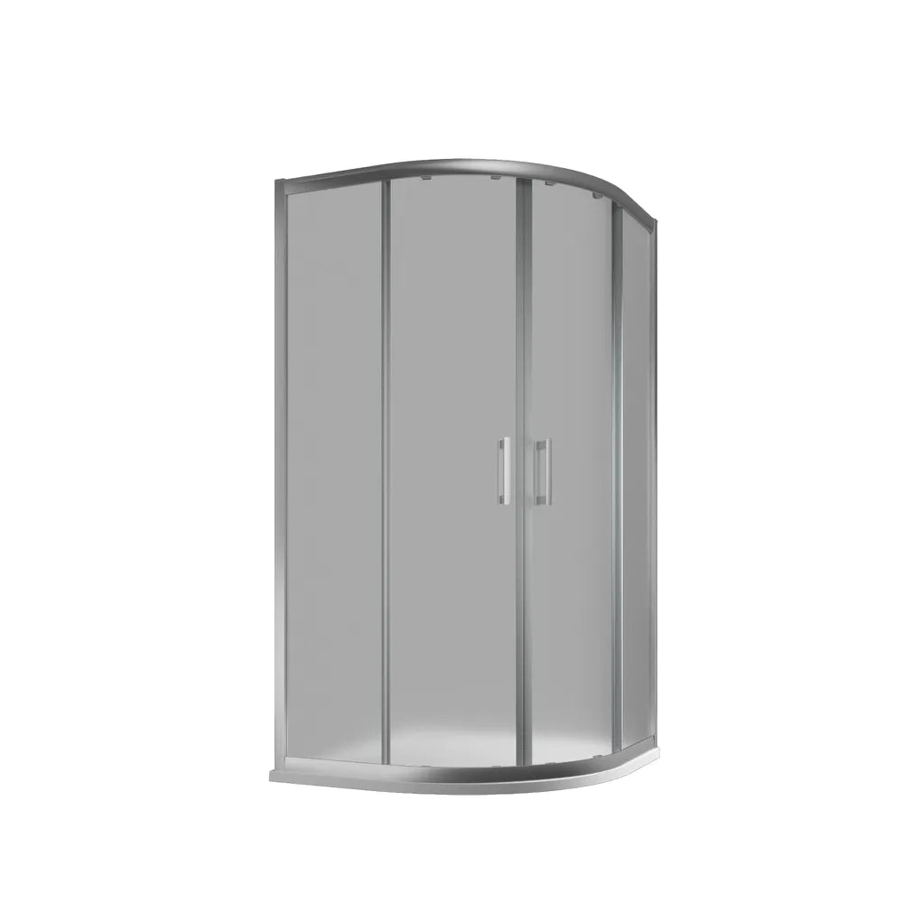 Box doccia 90x90cm semicircolare apertura scorrevole cristallo 6mm opaco h180 | Java