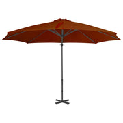 Ombrellone a Sbalzo con Palo in Alluminio 300 cm Antracite 312307