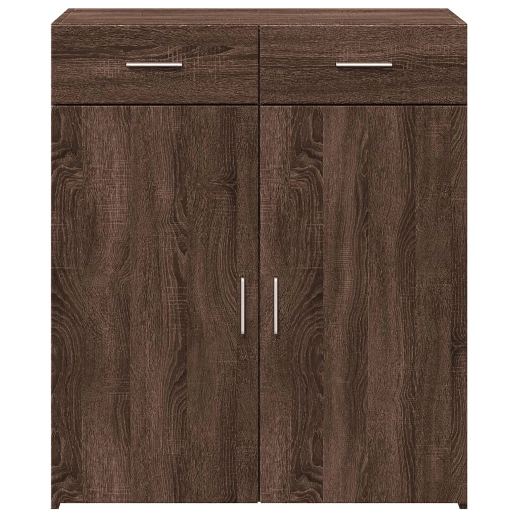 Buffet credenza cassettiera armadio mobile contenitore organizer per cucina soggiorno salotto 80 x 42,5 x 93 cm legno ingegnerizzato marrone 02_0031434