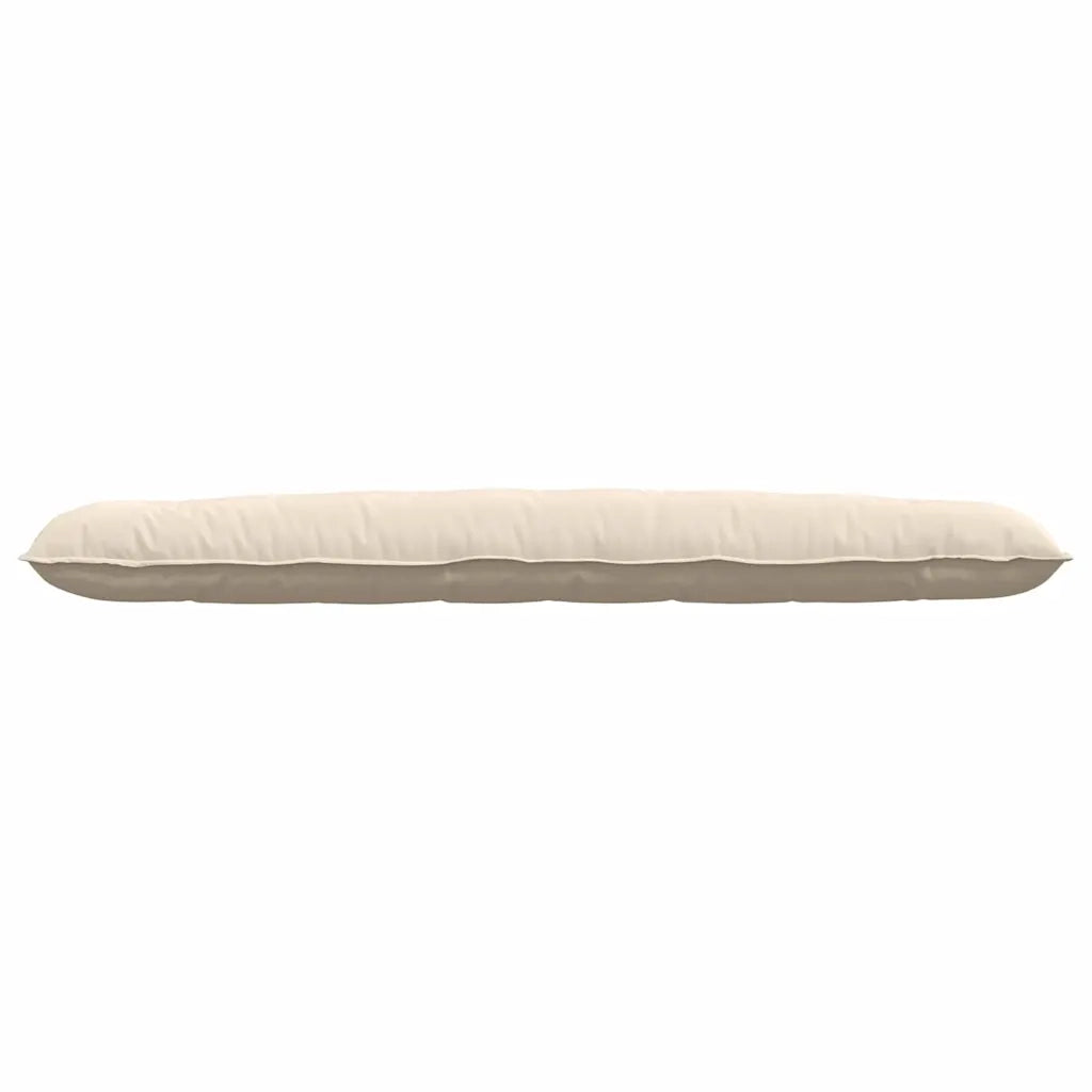 Cuscino per Schiena Beige 200 x 50 cm Tessuto in Microfibra 42014993
