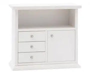 Mobile Porta tv Shabby chic laccato bianco