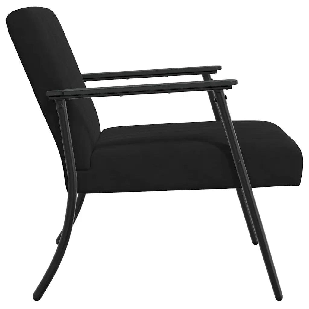 Divano Sedia-Poltrona-Poltroncina Nero Velluto 793590