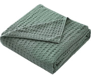 Bedsprei 100% Cotone Wafel Piqué Deken Piuma Deken Deken Estivo Leggero, 200 x 230 cm