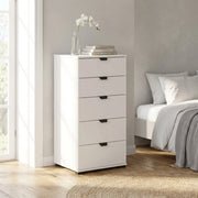 cassettiera moderna 5 cassetti cm 45x40x95 h - PLUS