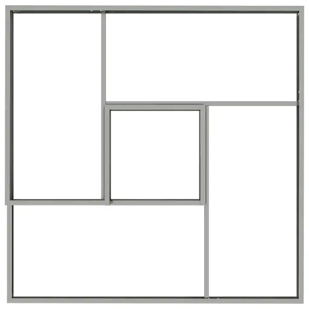 Vaso da giardino Argento 100 x 100 x 50 cm Acciaio zincato 873590