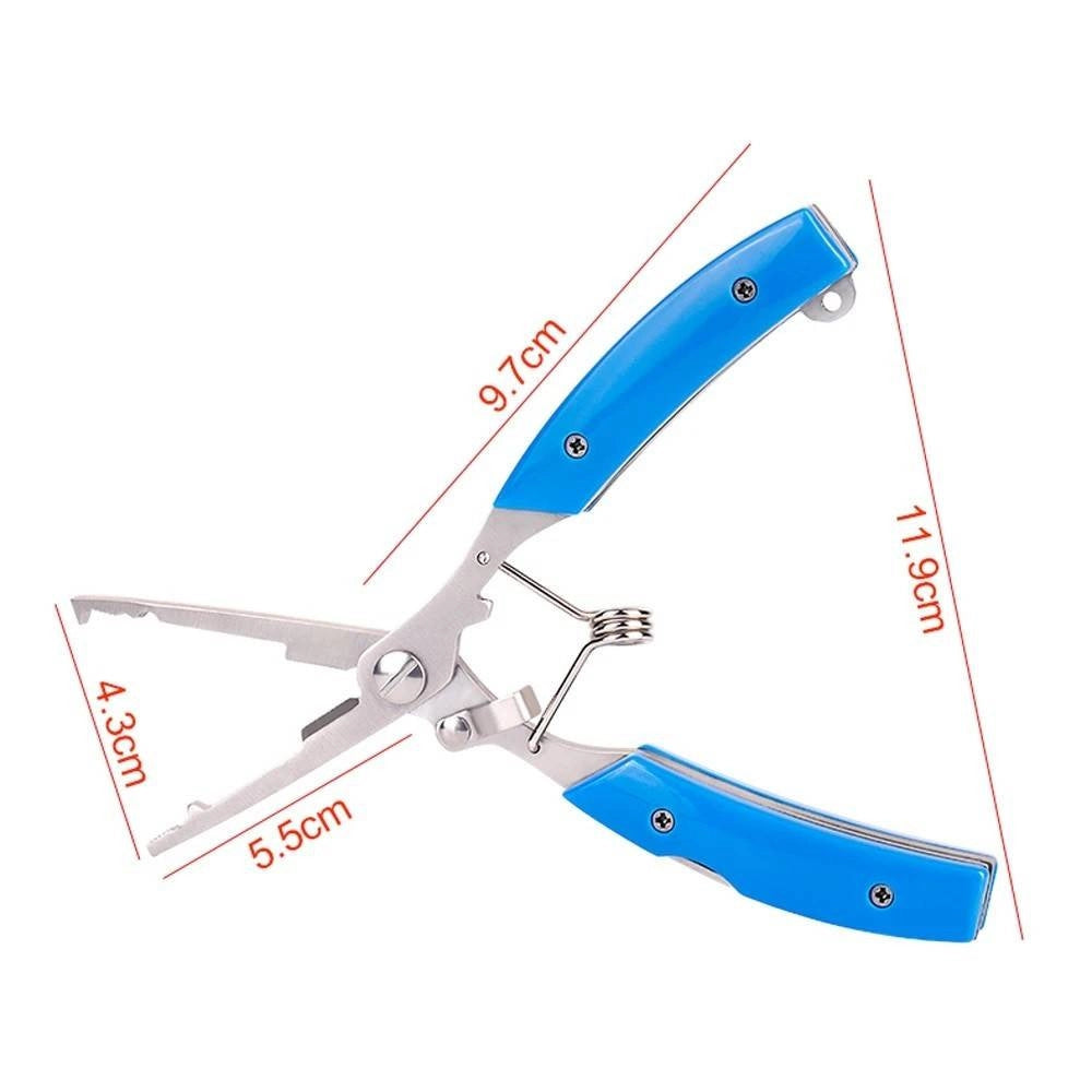Trade Shop - Pinze Da Pesca Coltello Forbice Multifunzionale Pescatore Mare Fiume -