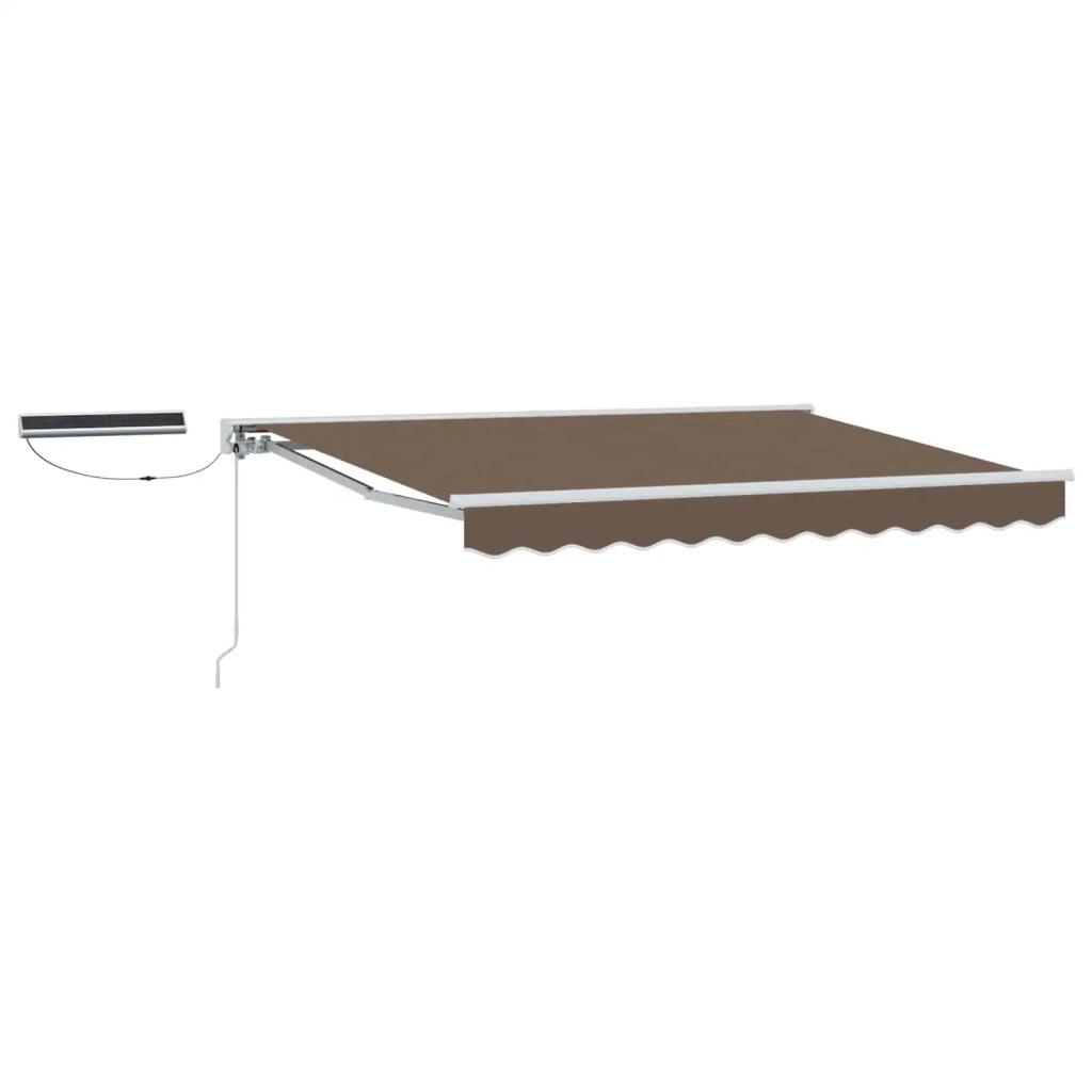 Tettuccio Elettrico Retrattile Tortora 4 x 2 m 3425816