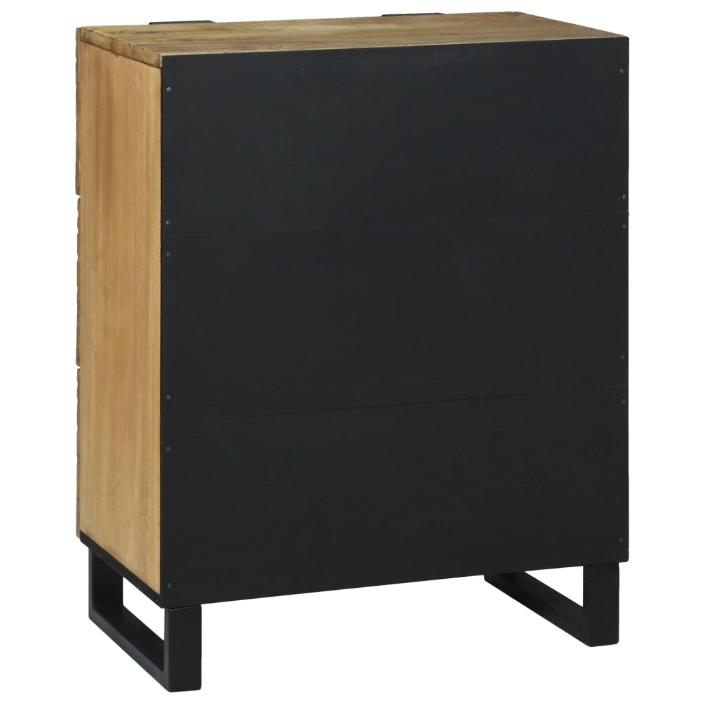 Armadio a buffet 60x33.5x75 cm in legno massello di mango