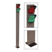 TRAFFIC COLONNETTA 12X2X150H CM CON SEMAFORO 550/3022 AUTOMAZIONE AUTOMATISMI