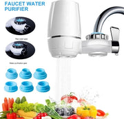 Purificatore Acqua - Filtro Acqua - Filtratore Acqua - Acqua Pura - Filtri Acqua per Rubinetto - Bianco 

Modello: WF-1234 
Capacità: 5 litri/ora 
Pressione di ingresso: 0,5-6 bar 
Dimensioni: 20 x 10 x 30 cm 
Peso: 2,5 kg 
Certificazione: CE, NSF
