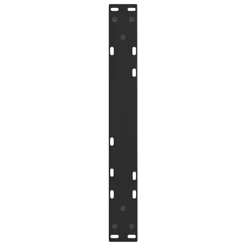 Gambe per Tavolino da Caffè a Forma di V 2 pz Nere 50x(42-43,3) cm Acciaio 4012628