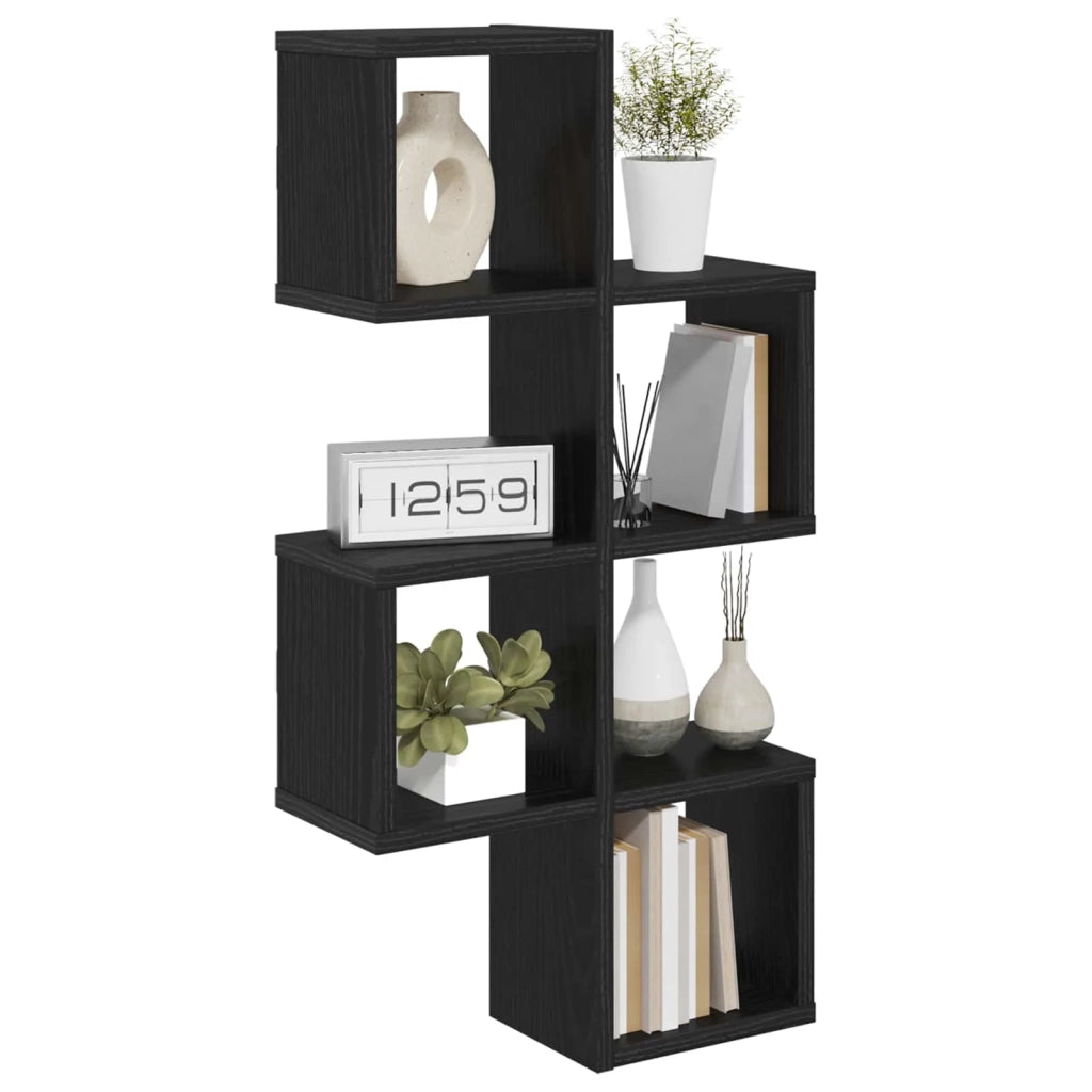 Scaffale da parete A parete Nero 39 x 15 x 76 cm 8012101