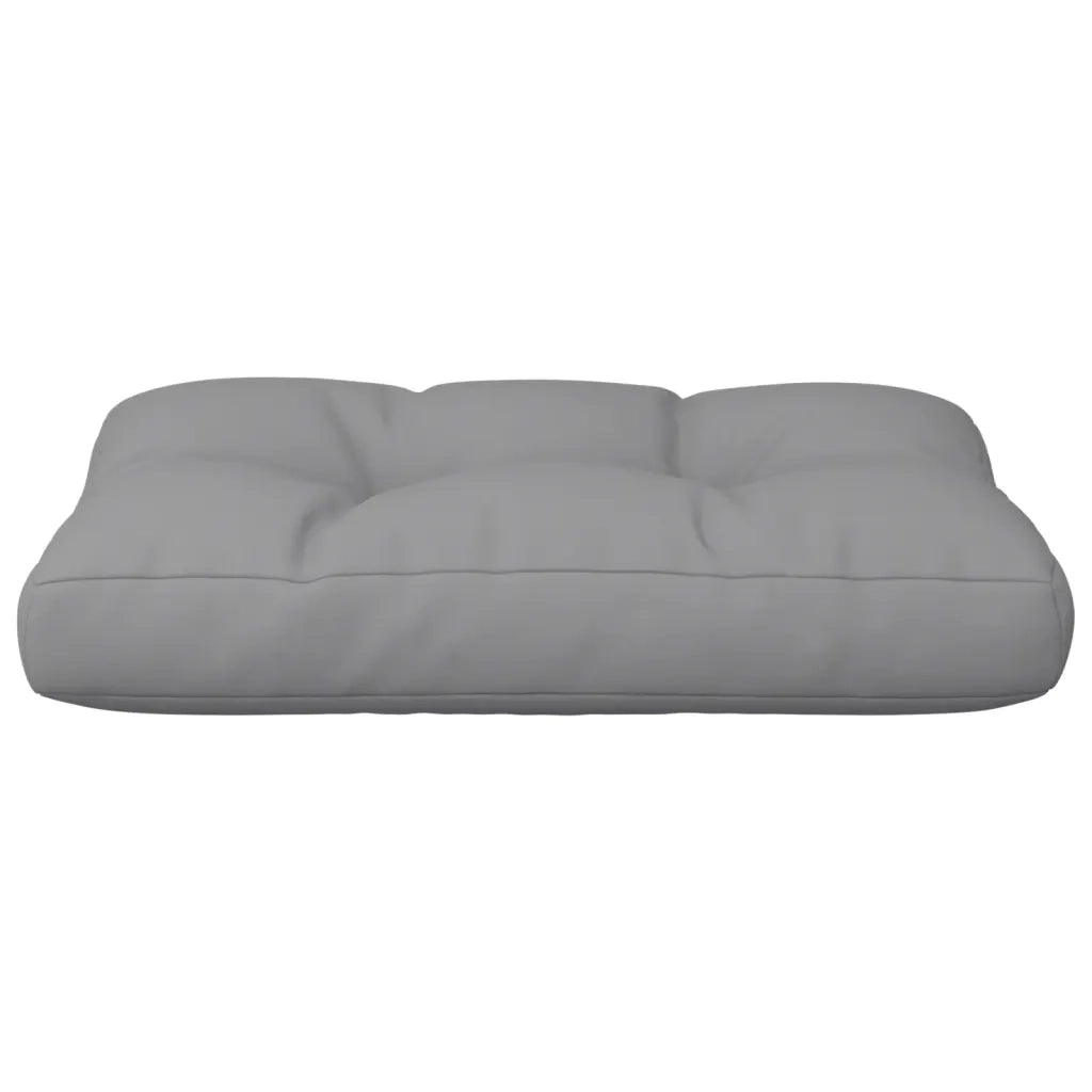 Cuscino per Pallet Grigio 60x40x12 cm in Tessuto 314438