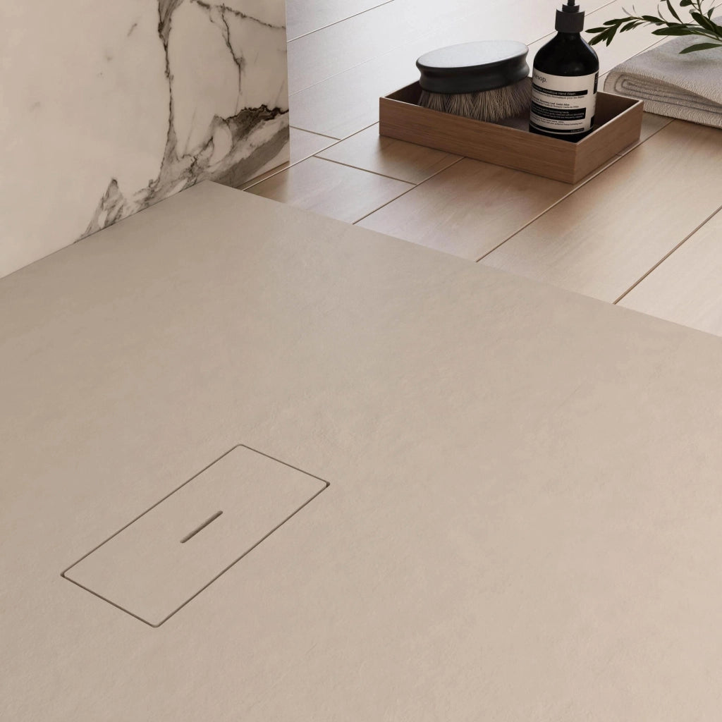 Piatto Doccia in Pietra 90x100 cm Bonussi Manila Crema