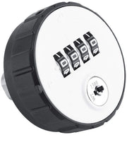 Chiusura a combinazione, 4 cifre, serratura di cassa con cilindro 3/4 pollici, serratura di sicurezza codificata per cassa, armadio, postino (20 mm/0,8 pollici)