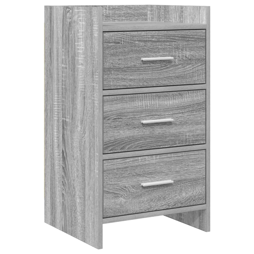 Comodini Sonoma grigio 40 x 36 x 70 cm Legno ingegnerizzato 8011032