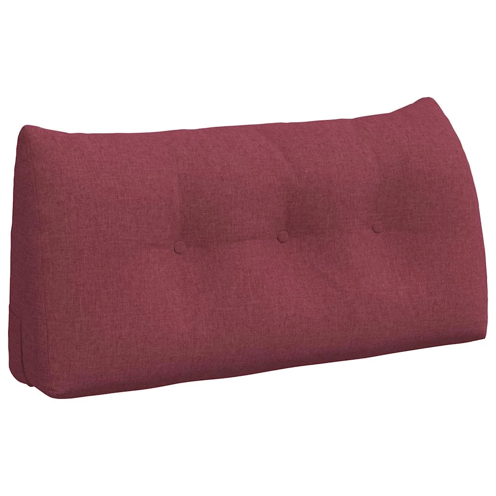 Cuscino per Schiena Rosso Vino 100 x 24 x 50 cm Tessuto