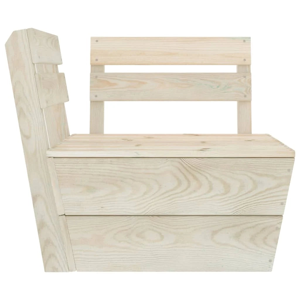 Set di mobili da giardino mobili da esterno set di mobili in pallet 6 pezzi legno di abete impregnato 02_0018457