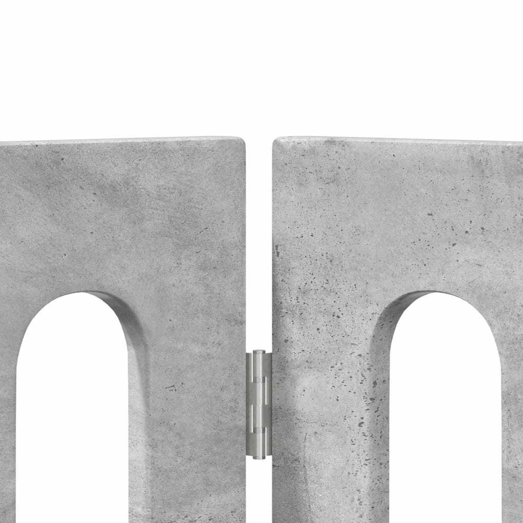 Recinto pieghevole per animali 2 pz Grigio Cemento CFW7974778