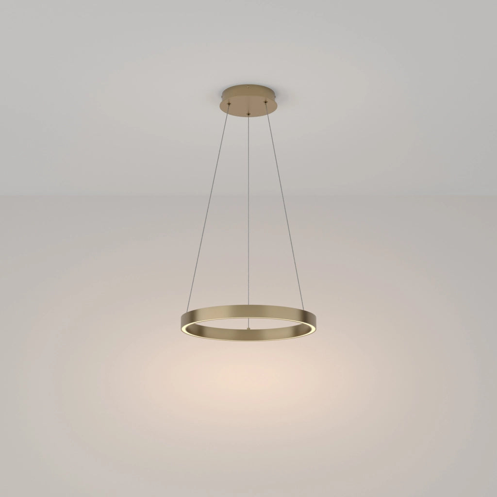 Maytoni Lampadario Moderno Rim 1 luce LED integrato ottone alluminio