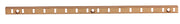 CREMAGLIERA ACCIAIO OTTONATO 9X5 MM DA 2 M- 10,0 pz