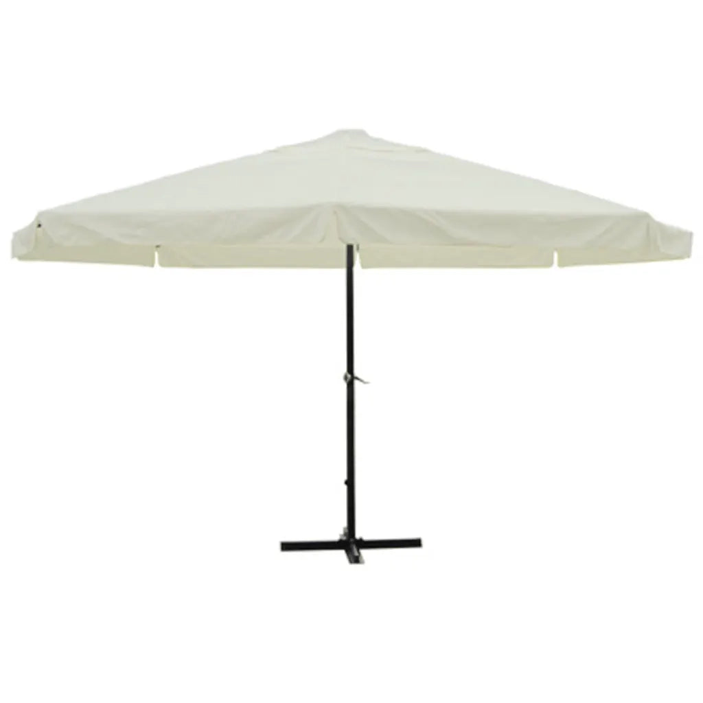 Ombrellone bianco in alluminio 500 cm 40301
