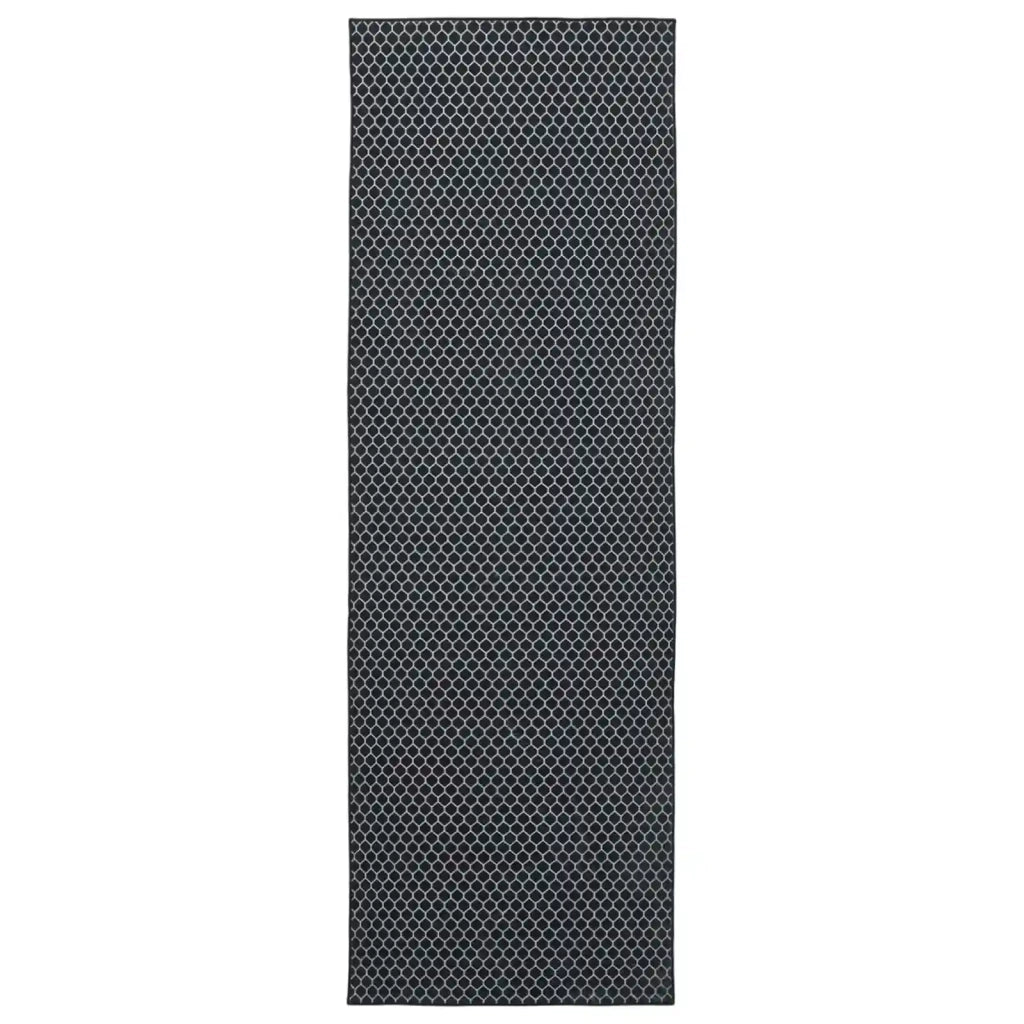 Runner Tappeto ORIZ 1150 gsm Motivo in rete nera 42045413