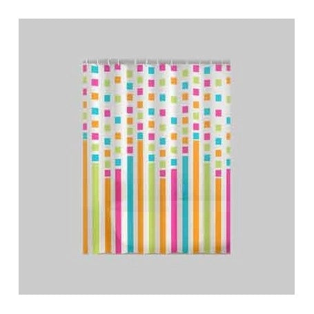 TENDA DOCCIA IN PEVA 'PARTY' 240x200 cm Multicolore - GEDY